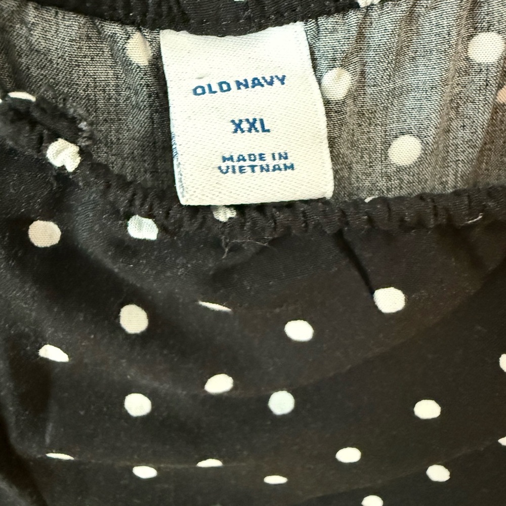 Old Navy Black Midi Slip Dress V-Neck - Picture 3 of 5